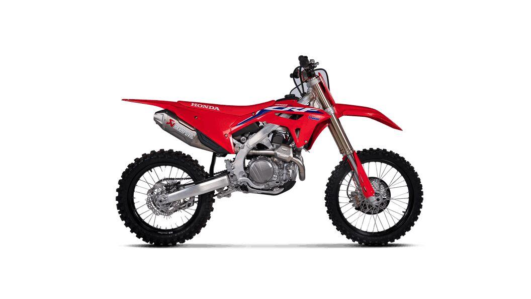 AKRAPOVIC Evolution Line Full Exhaust System Offroad TI HONDA CRF450R 21-24 S-H4MET16-FDHLTA