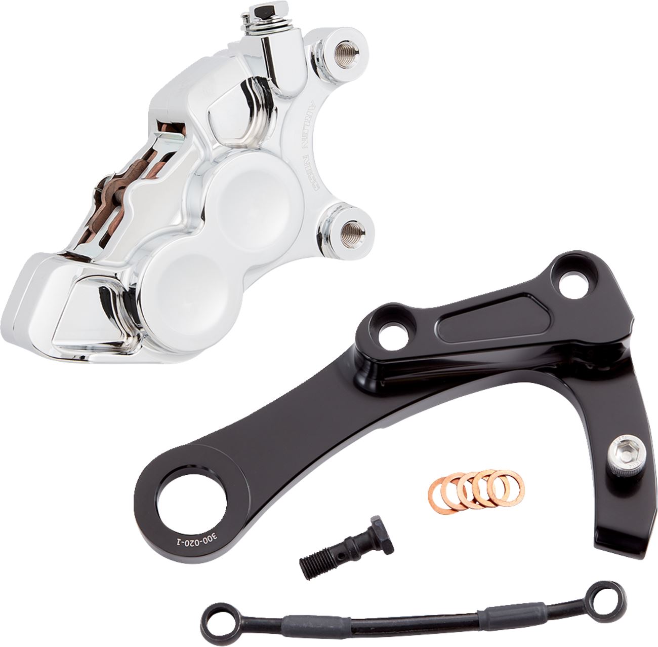 Arlen Ness Brake Caliper Rear Four-Piston For HD FXLRS 1923 18-24 02-327