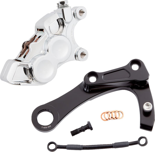 Arlen Ness Brake Caliper Rear Four-Piston For HD FXLRS 1923 18-24 02-327