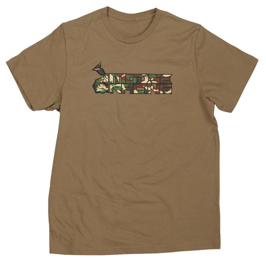 Moose Racing T-Shirt Youth Camo Tan