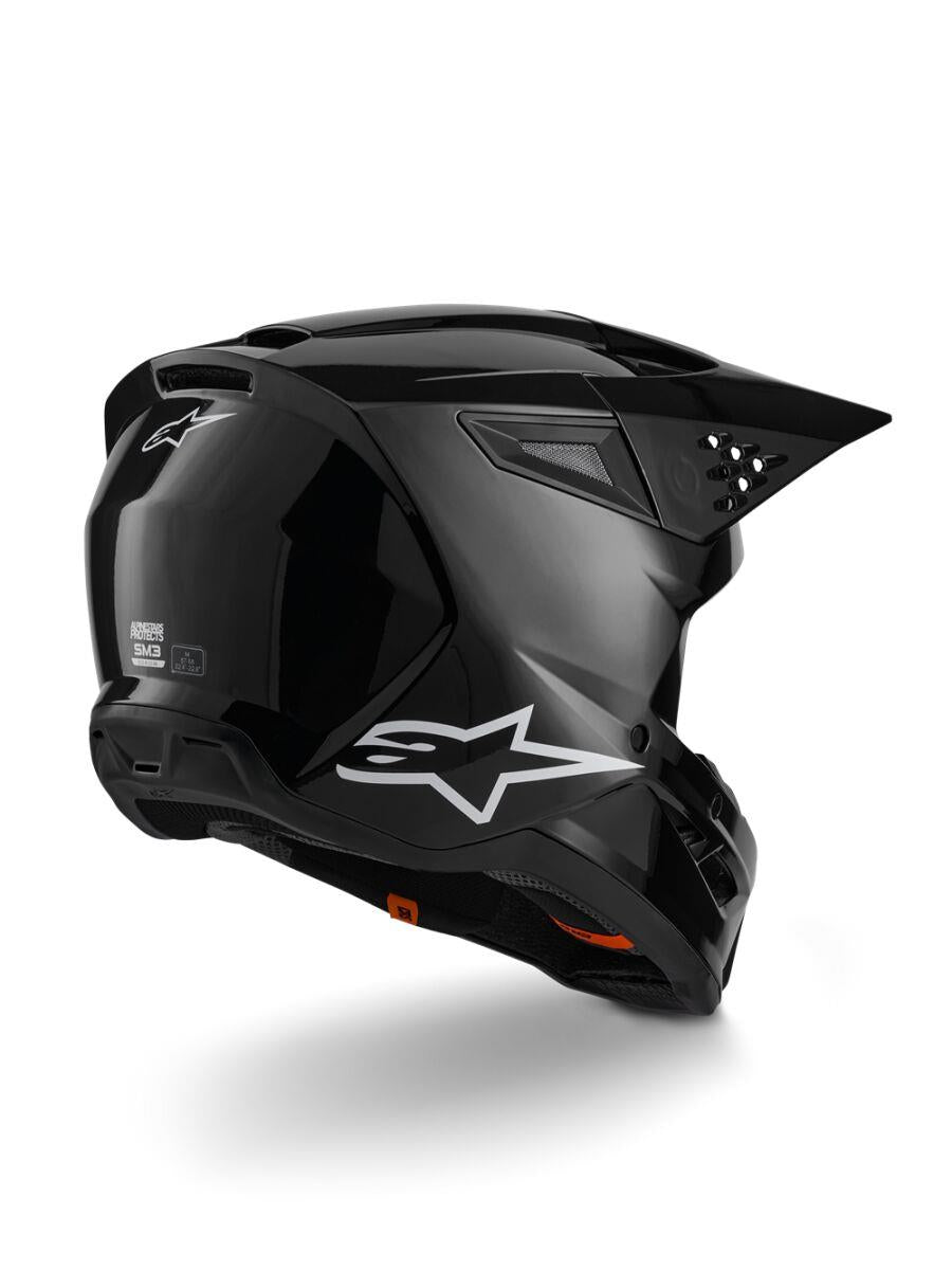ALPINESTARS SM3 Solid Helmet BLACK-GLO 2025 Model