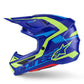 ALPINESTARS SM7 Deed Helmet BLUE/YEL 2025 Model