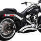 Vance & Hines Big Radius Exhaust System Chrome For HD FXBR 1923 18-24 26375