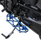 Arlen Ness Diamond Floorboards Blue Anodized Aluminium Driver Pair 410-055