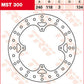 Trw Round Fixed Brake Rotor 220-250mm For Honda CR 125 R 1981-2007 Steel MST300