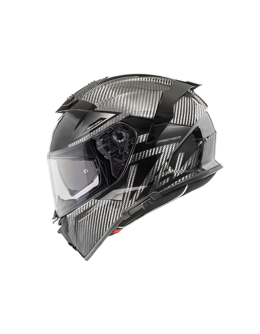 PREMIER HELMETS Devil Carbon Gray Motorcycle Helmet