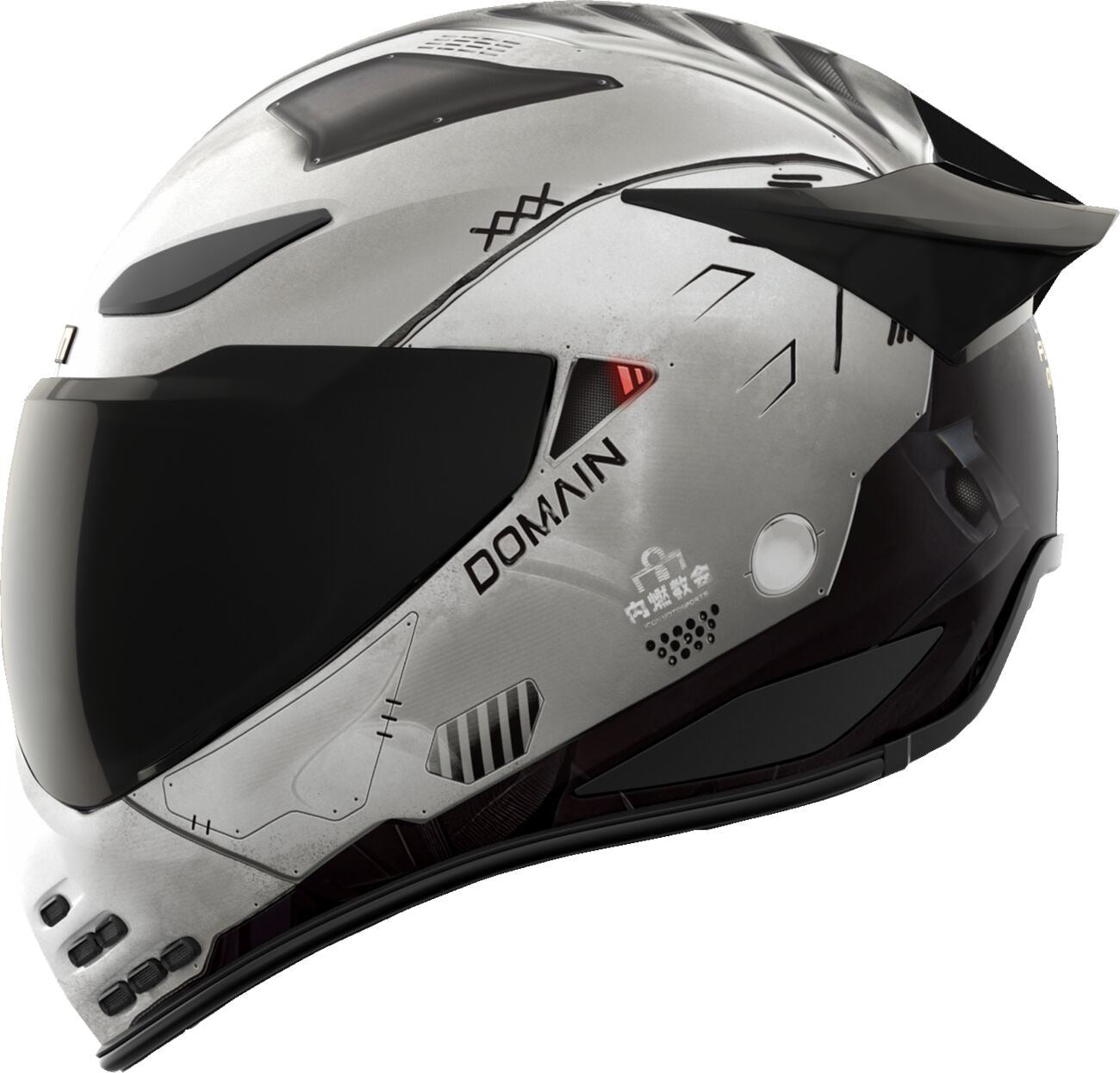 ICON Domain™ Future Proof Gray Motorcycle Helmet
