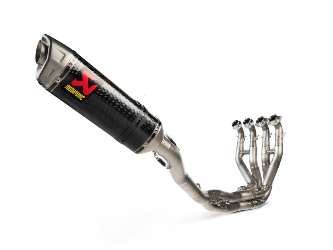 AKRAPOVIC Carbon Fibre/Titanium Evolution Line Full Exhaust System Street for Kawasaki ZX-10R 2026 S-K10E12-RC