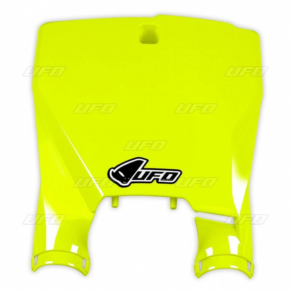 UFO STADIUM FRONT NUMBER PLATE HUSQVARNA FLUO YELLOW HU03373-DFLU