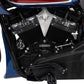 Trask Vented Transmission Top Cover For Harley FLFBS 1868 2017-2024 TM-2041BK