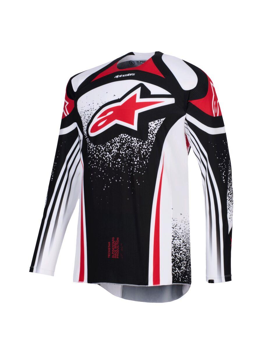 ALPINESTARS Techstar Nomur Jersey BLK/WH/RED 2025 Model