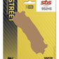 Sbs Sintered Brake Pads For Honda GL 1800 2018-2021 Sintered Metal 952HS