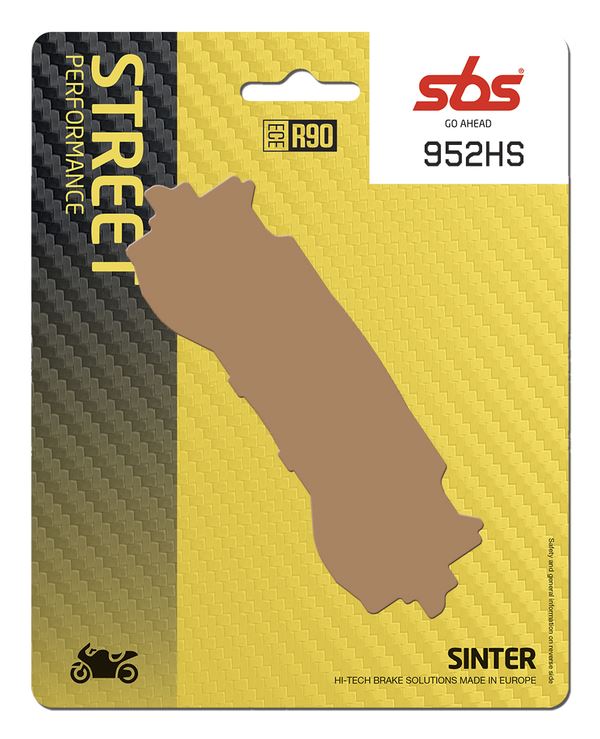 Sbs Sintered Brake Pads For Honda GL 1800 2018-2021 Sintered Metal 952HS