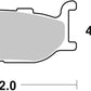 Sbs HF Street Ceramic Organic Brake Pads For Yamaha XVS 950 C 1991-2022 663HF