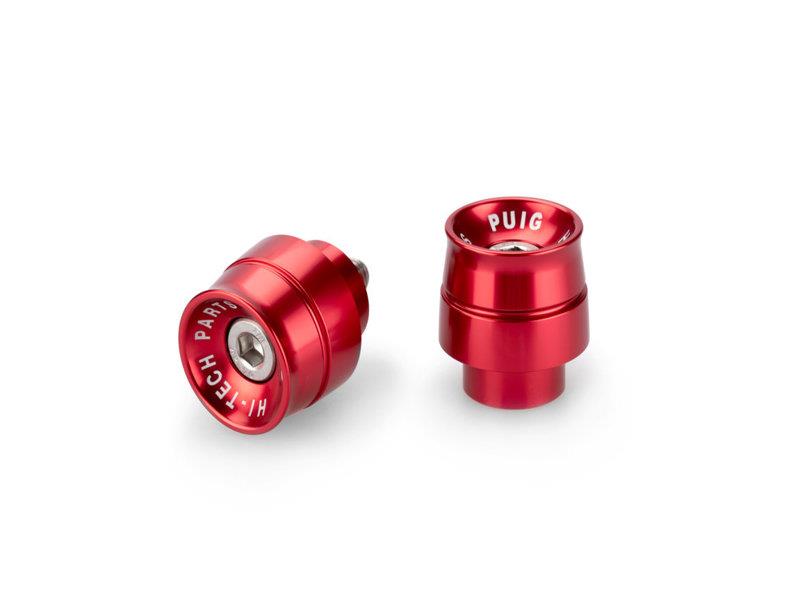 PUIG Speed Bar Ends Red for Yamaha MT-07 Tracer/7/7 GT/700/700 GT 16-25 21450R