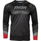 THOR Assist MTB Long-Sleeve Jersey Black/Gray/Red 2023 Model