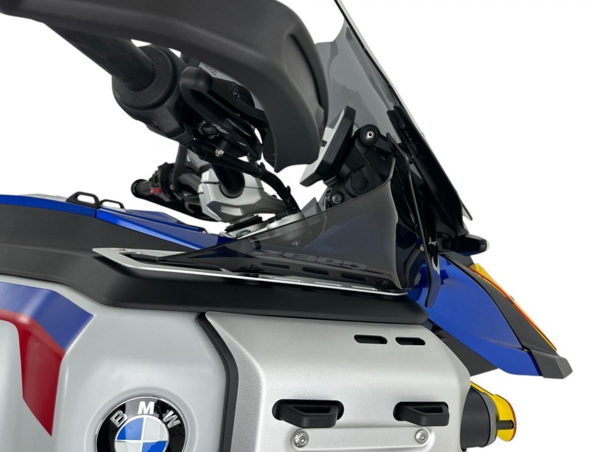 WRS Side Deflectors Tank For BMW R1300GS Adventure Dark Smoke Bm110fs