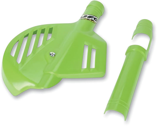 UFO FRONT DISC GUARD KAWASAKI KDX200 KX-GREEN 95-06 KA02796-026