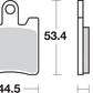 Sbs HS Street Sintered Front Brake Pads For Yamaha FJR 1300 2006-2020 740HS