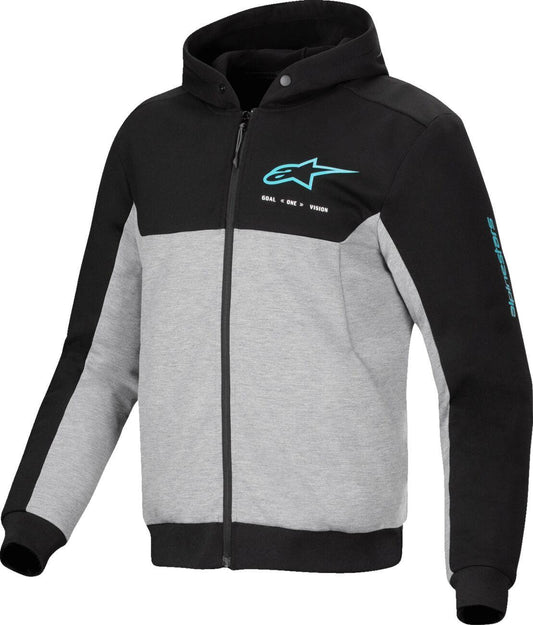 ALPINESTARS Chrome v2 Sport Hoodie Gray/Black/Blue