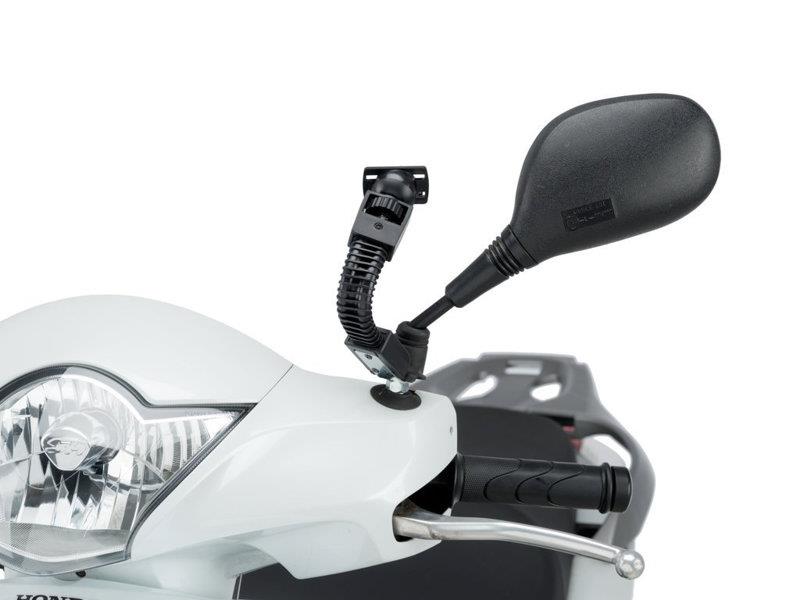 PUIG Mirror Mount Phone Holder Black Universal 3532N