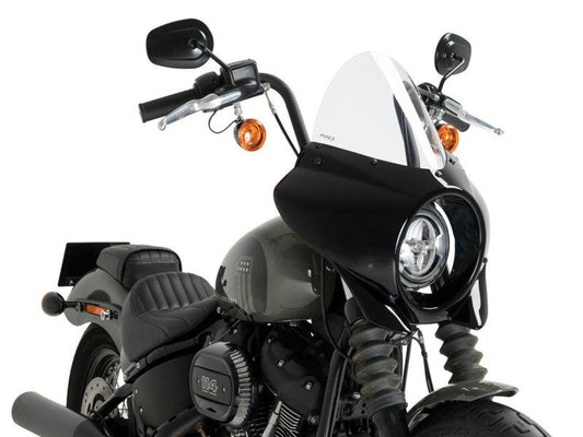 PUIG Mirage Touring Semifairing And Screen Clear for Harley Davidson Softail Street Bob FXBB 21-24 21332W