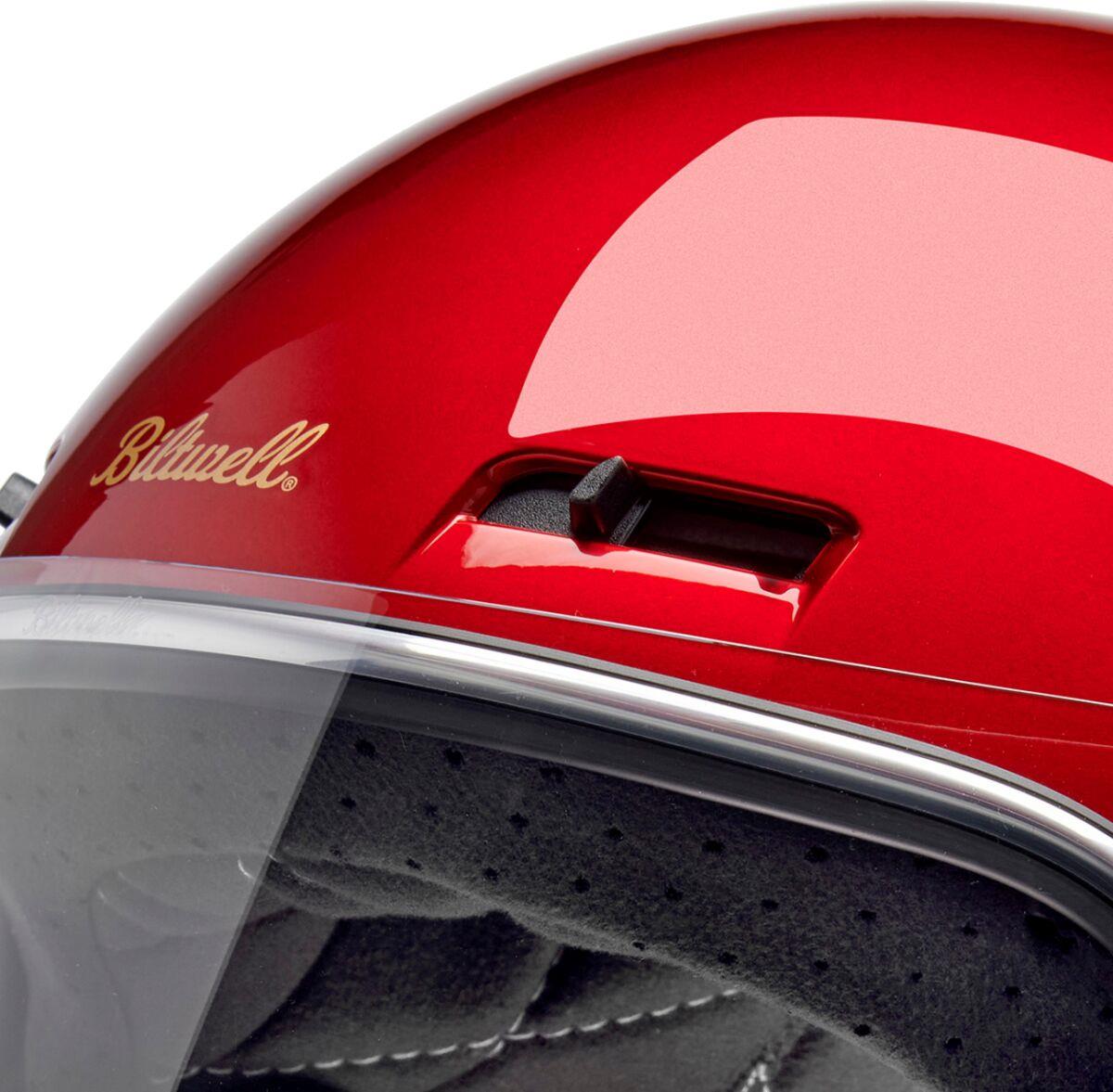 BILTWELL Gringo SV Red Motorcycle Helmet