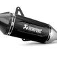 Akrapovic Slip-On Line Muffler Scooter For Vespa 125 IGET 2025 S-VE125SO4-HWSSBL