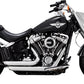 Vance & Hines Shortshots Staggered Exhaust System Chrome For HD FXBR 1923 18-24 17335
