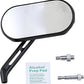 Arlen Ness Sidekick Mirror Black Gloss Aluminum SS Screw-In Right 510-002