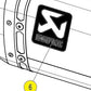 Akrapovic Replacement Exhaust Sticker For Suzuki GSX-S 1000 ABS 15-25 P-VST18AL