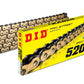 DID Drive Chain 520 VX3 Gold Steel Rivet VX Series 114 L 4525516319683