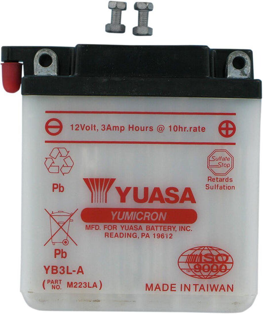 Yuasa Yumicron Dry Battery For Honda CRM 50 1982-2002 YB3L-A(DC)