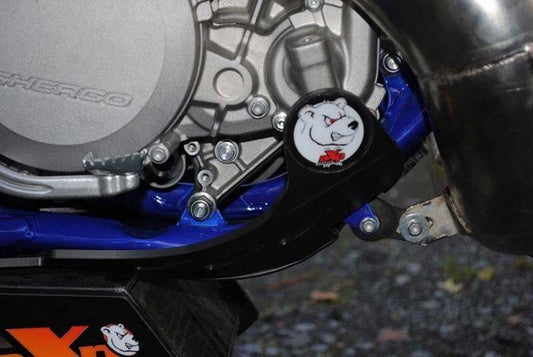 AXP Racing Skid Plate For Sherco SE 250 2014-2023 Black HDPE Engine Guard AX1293