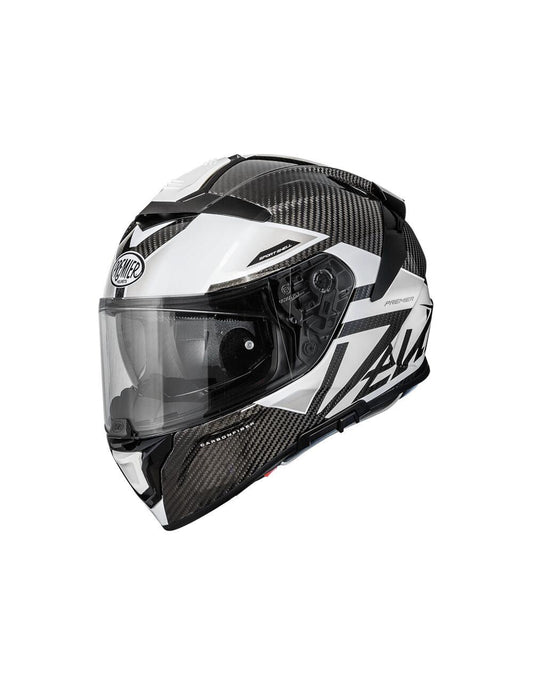 PREMIER HELMETS Devil Carbon Gray/White Motorcycle Helmet