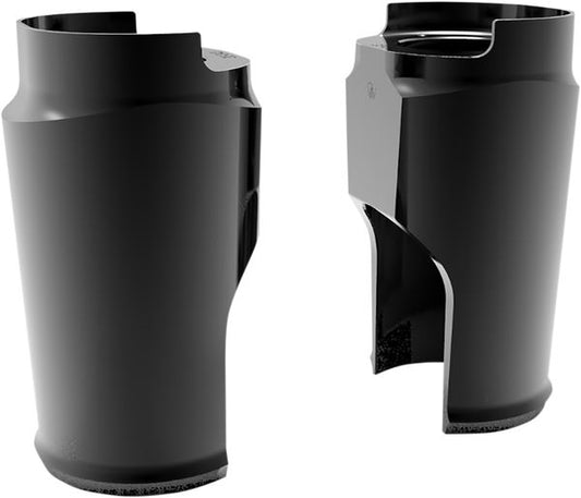 Arlen Ness Fork Boot Pair F-Tire Black Harley Davidson FLHR 1690 86-13 20-042