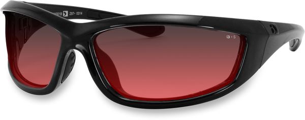 BOBSTER Charger Wrap Around Design Black Sunglasses ECHA001C