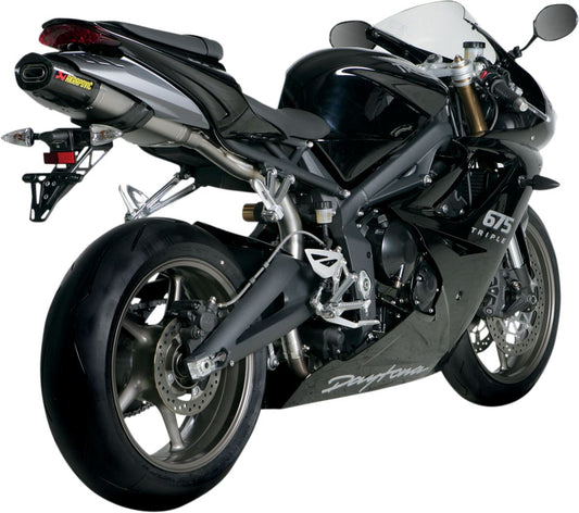 Akrapovic Slip-On Line Muffler TI For Triumph Daytona 675 06-12 S-T675SO3-HACT