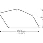Puig Side Tank Pad Protector Black 0370V