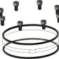 Trask Assault Cam Cover Repair Kit For Harley FLFBS 1923 2017-2025 Raw TM-018-RK