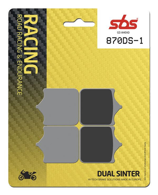 Sbs DS Racing Dual Sintered Brake Pads For BMW S 1000 R 2013-2019 870DS-1