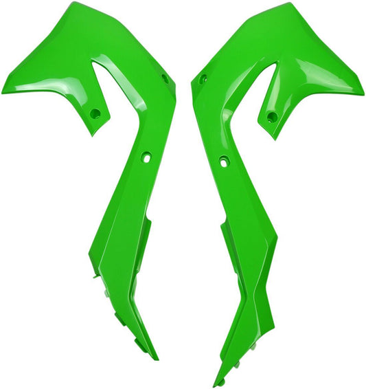 UFO Radiator Covers For Kawasaki KX 250-450 19-24 Green KA04751-026