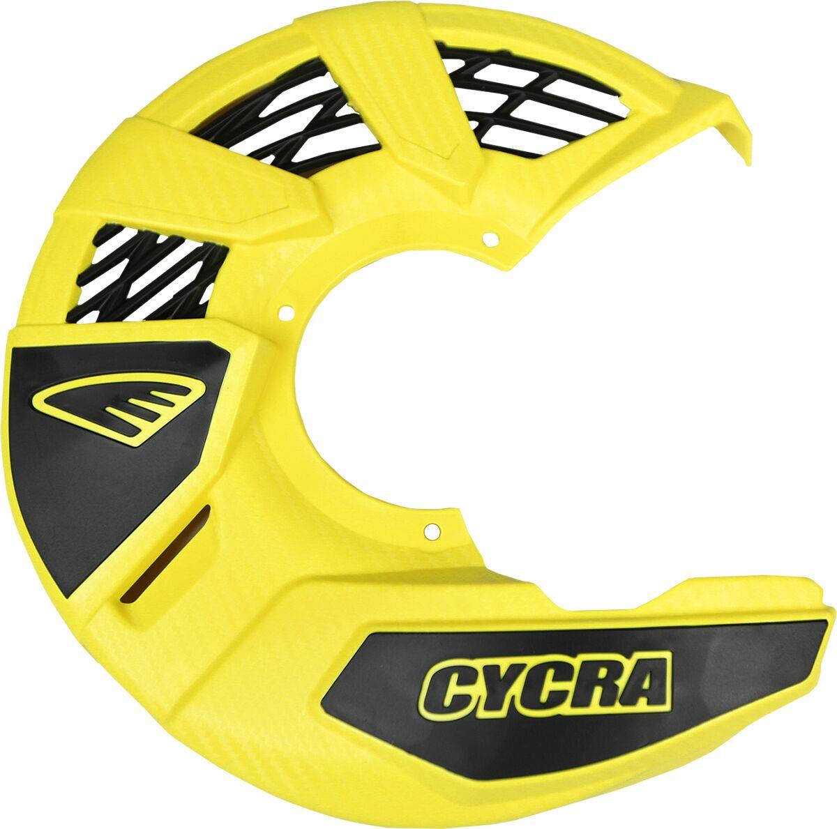Cycra Tri-Flow Disc Cover Yellow Plastic Fits Rotors =<270mm 1CYC-1096-55