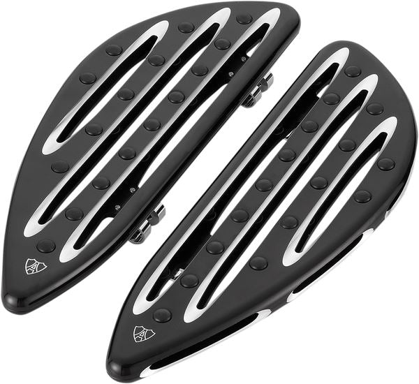 Arlen Ness Deep Cut Floorboards Black Aluminum For HD FLHRXS 1868 82-24 06-833