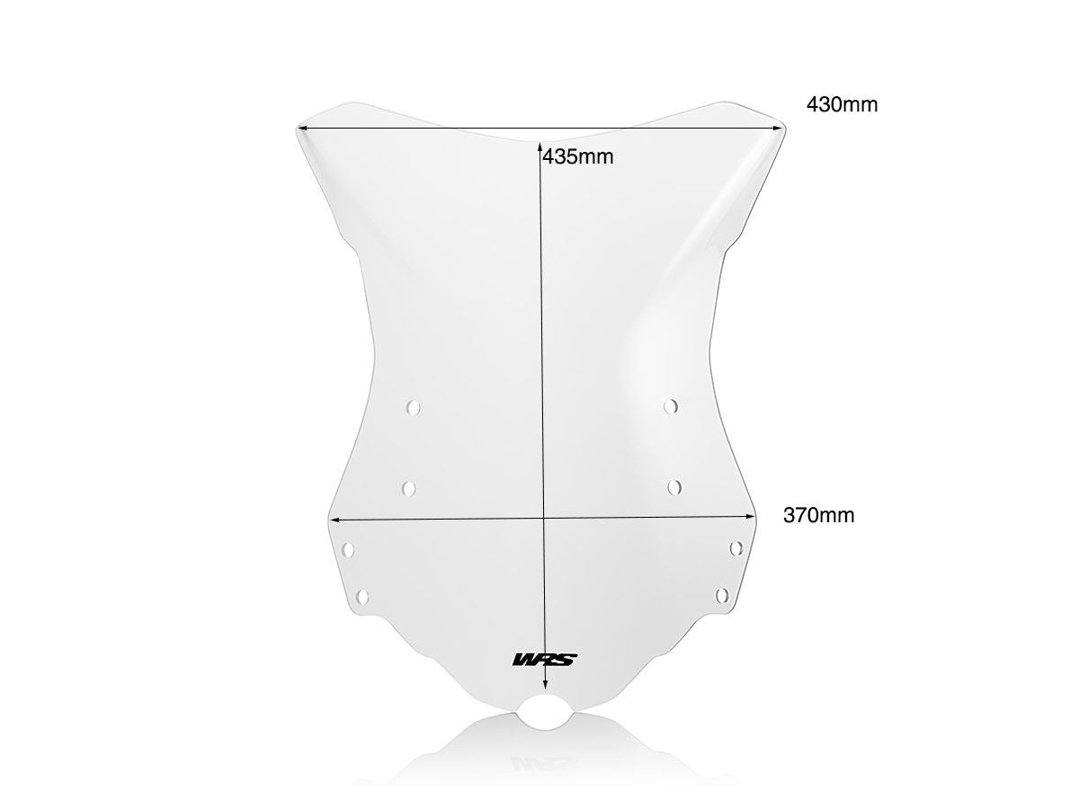 WRS Windscreen Inter Benelli Trk 502 502/X Clear Be002t