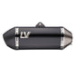 Leovince Muffler Lv-14 For Honda Xl 750 23-24 Black Stainless Steel 15601b