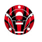 Puig Radikal Fuel Cap Protector Red 4254P