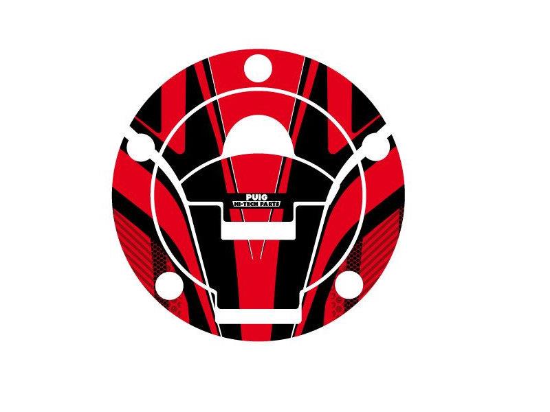 Puig Radikal Fuel Cap Protector Red 4254P