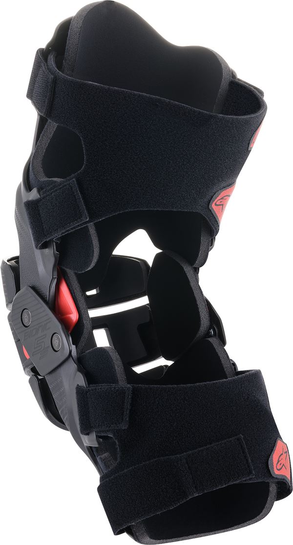 Alpinestars Youth Bionic 5s Knee Braces Black Red
