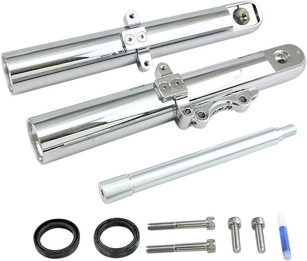 Arlen Ness Hot Legs Fork Single Chrome Harley Davidson FLHR 1584 99-07 06-522
